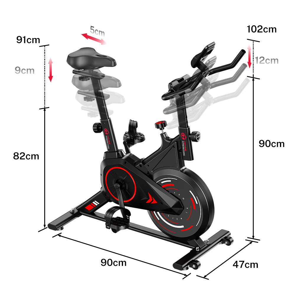 Stationaire Hometrainer C1, Vliegwiel 6 kg