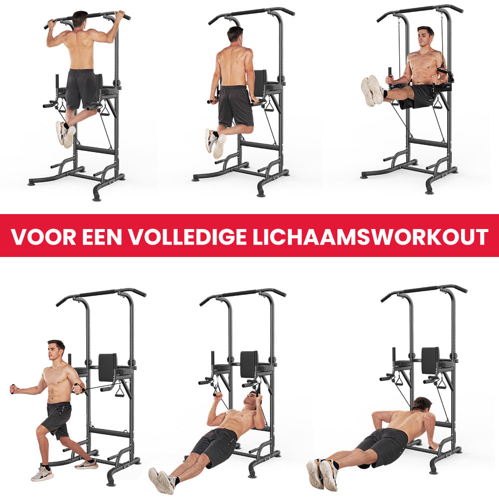 Power Tower Dipstation Optrekstang