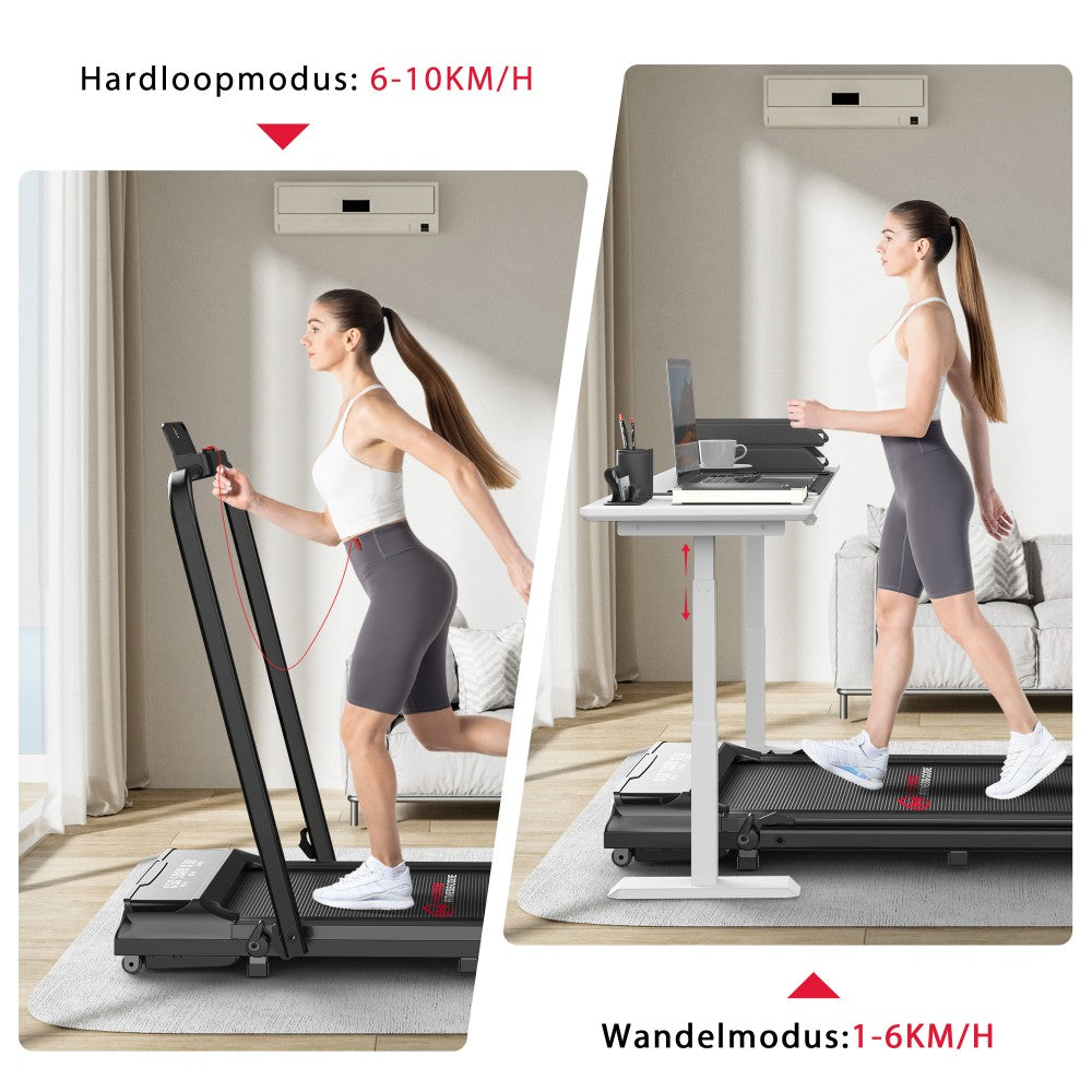 Loopband Q2 Pro, Snelheid 1-10KM/H