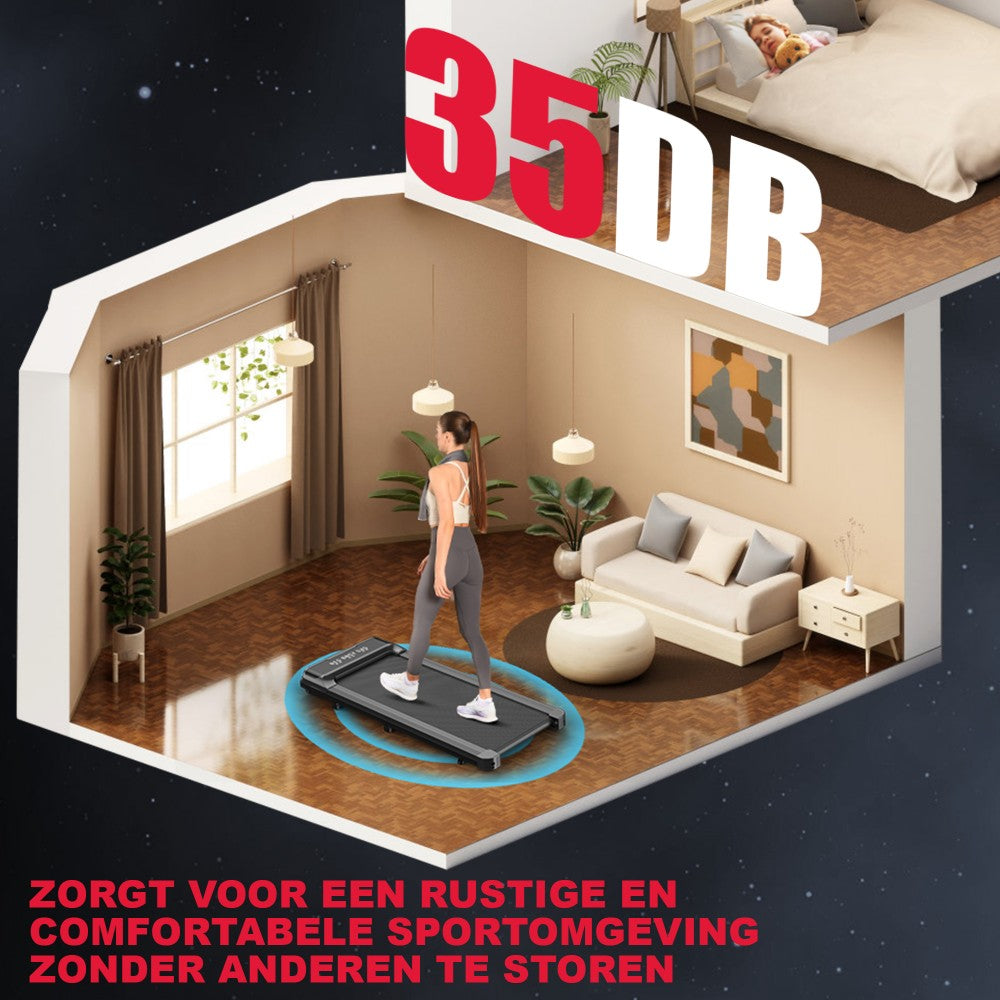 Loopband Q2 Pro, Snelheid 1-10KM/H