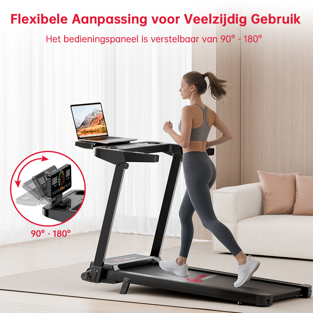Opvouwbare Loopband Q8, Snelheid 1-12KM/H, Handmatige Helling van 5%