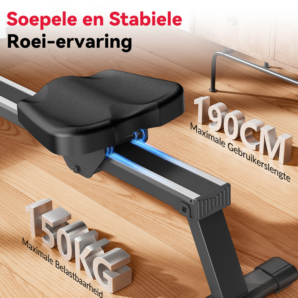 Magnetische Roeimachine, Weerstand 16 Niveaus