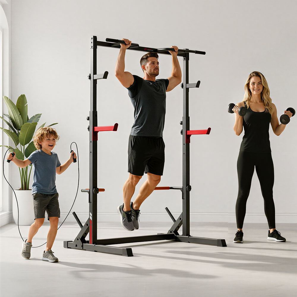 Halve Squat-Rek met Optrekstang