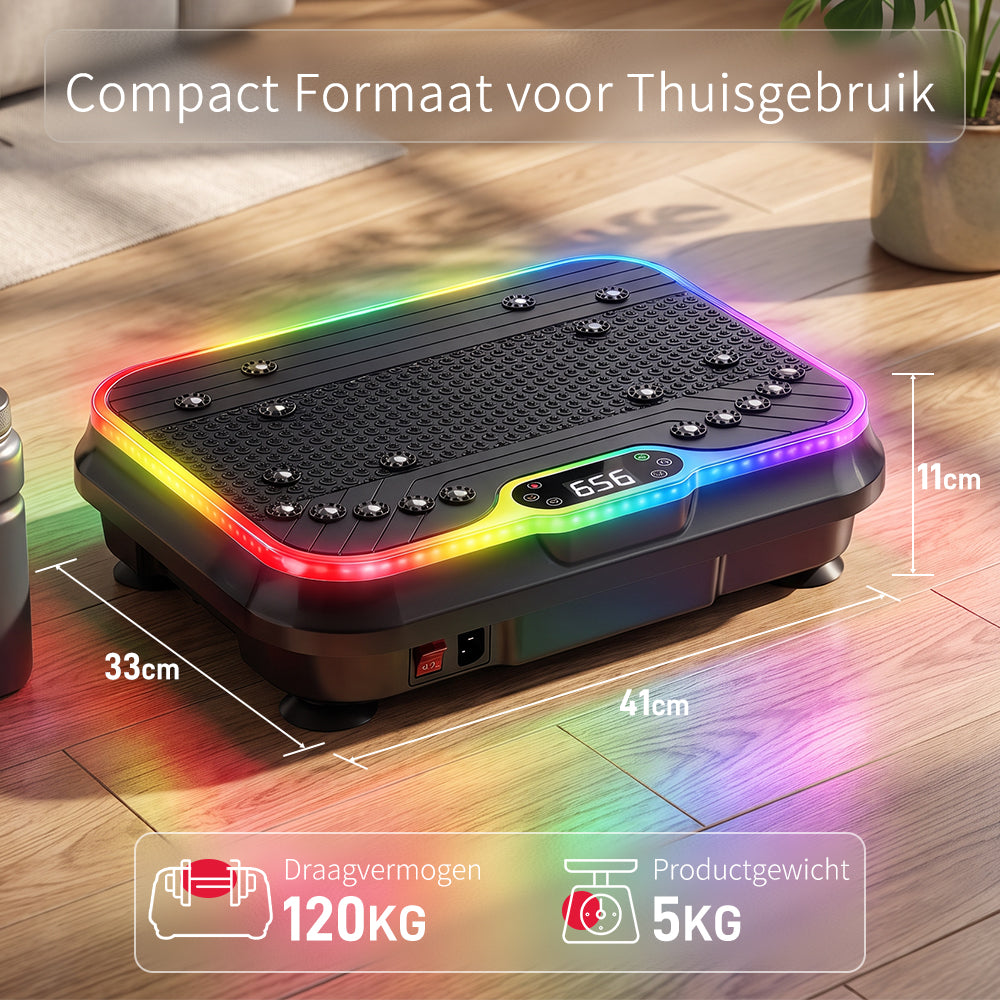Fitness Trilplaat F1, 250 Intensiteitsniveaus