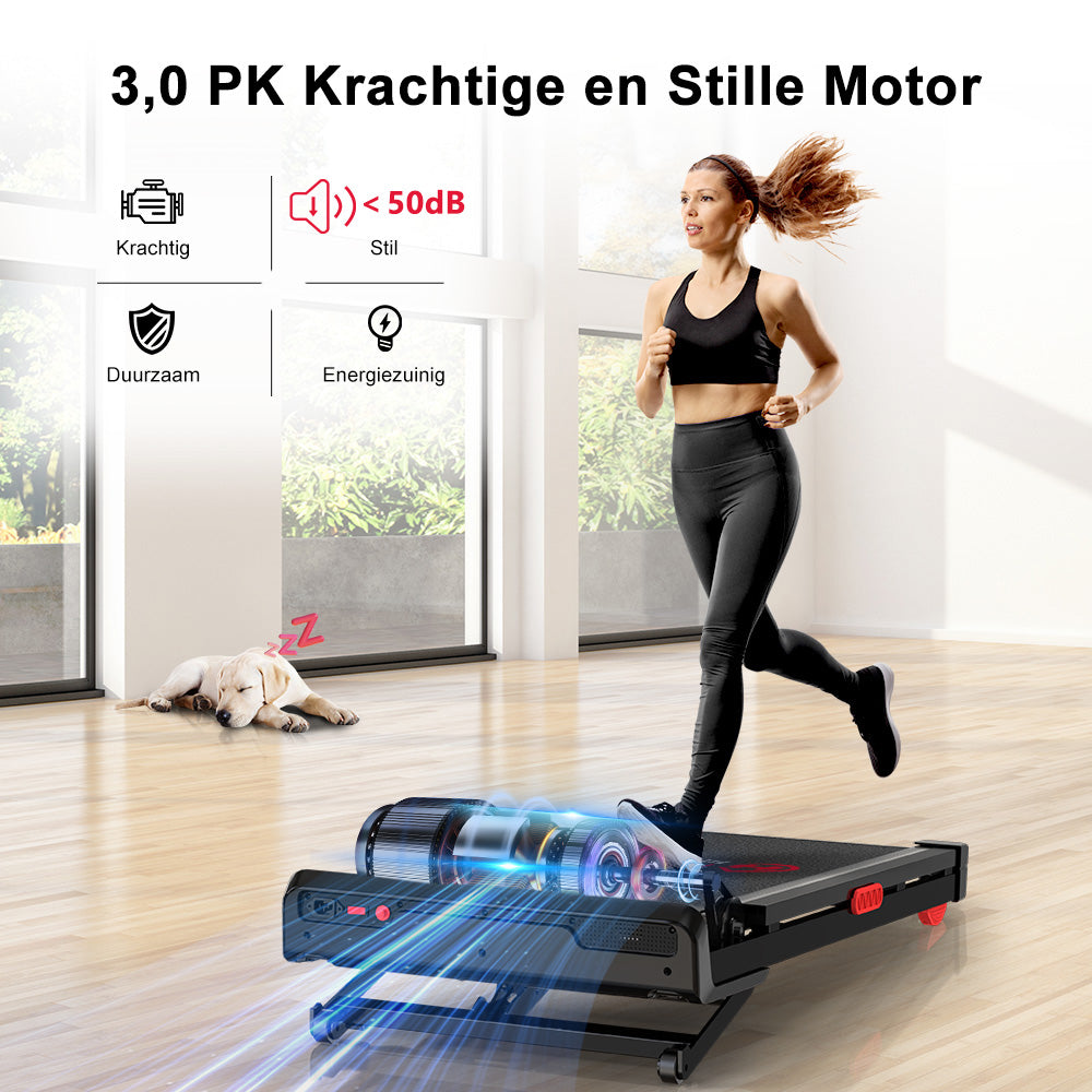Loopband Y1 met 0-12% Automatische Helling, Snelheid 1-10 KM/H