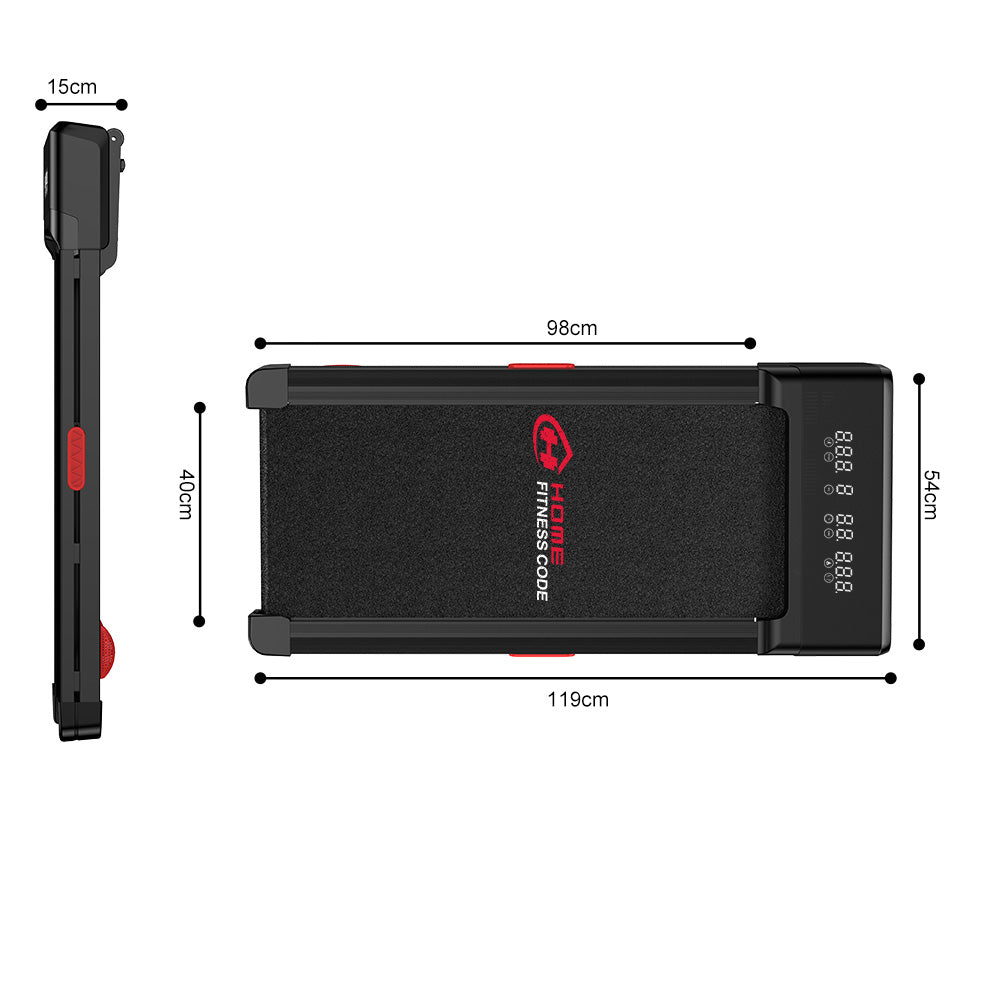 Loopband Y1 met 0-12% Automatische Helling, Snelheid 1-10 KM/H