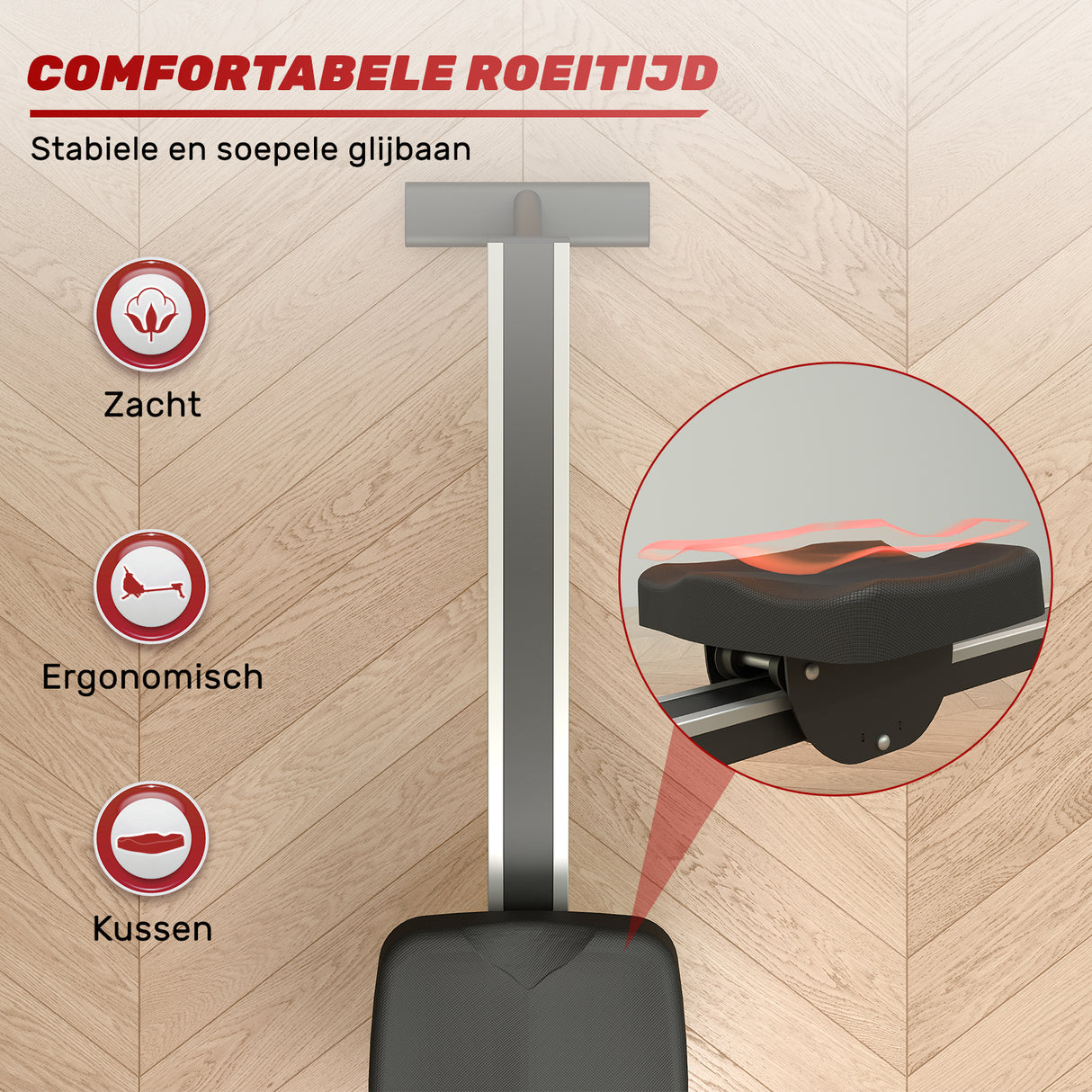 Magnetische Roeimachine, Weerstand 16 Niveaus