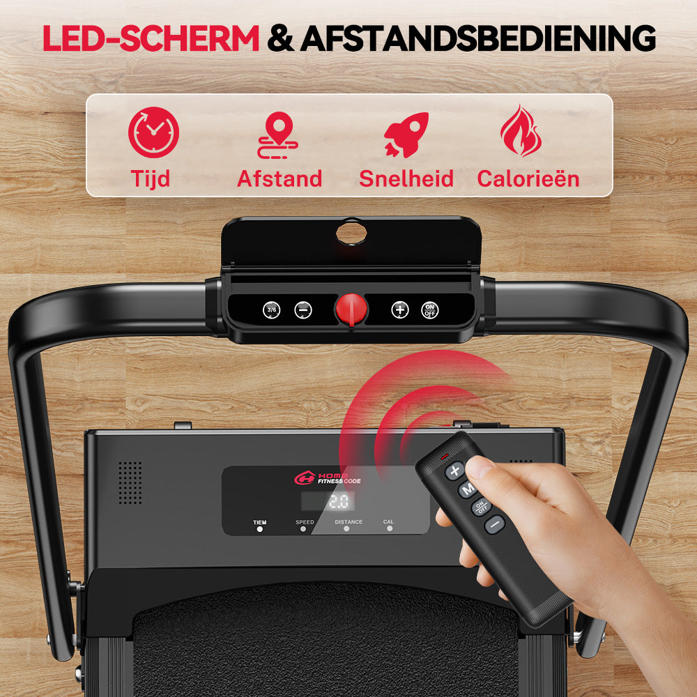 Opvouwbare Loopband C1, Snelheid 1-10KM/H, 5% Handmatige Helling