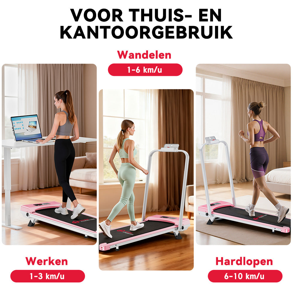 Opvouwbare Loopband C1, Snelheid 1-10KM/H, 5% Handmatige Helling