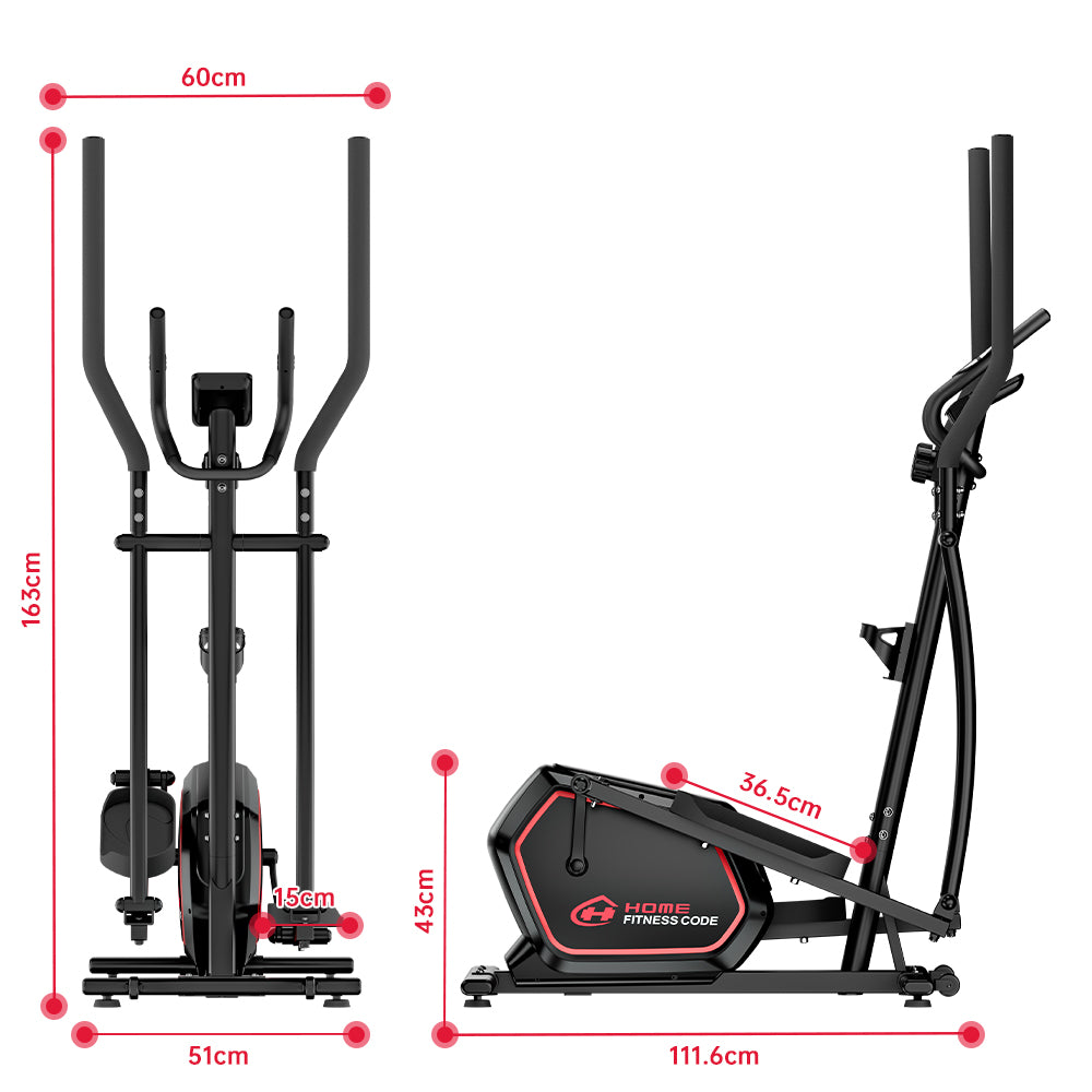 Elliptische Machine E200, 16-Niveau Magnetische Weerstand