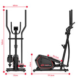 Elliptische Machine E200, 16-Niveau Magnetische Weerstand