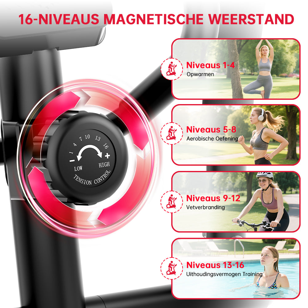 Elliptische Machine E200, 16-Niveau Magnetische Weerstand