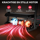Opvouwbare Loopband Q5 met Helling, Borstelloze Motor, Snelheid 1-12km/u