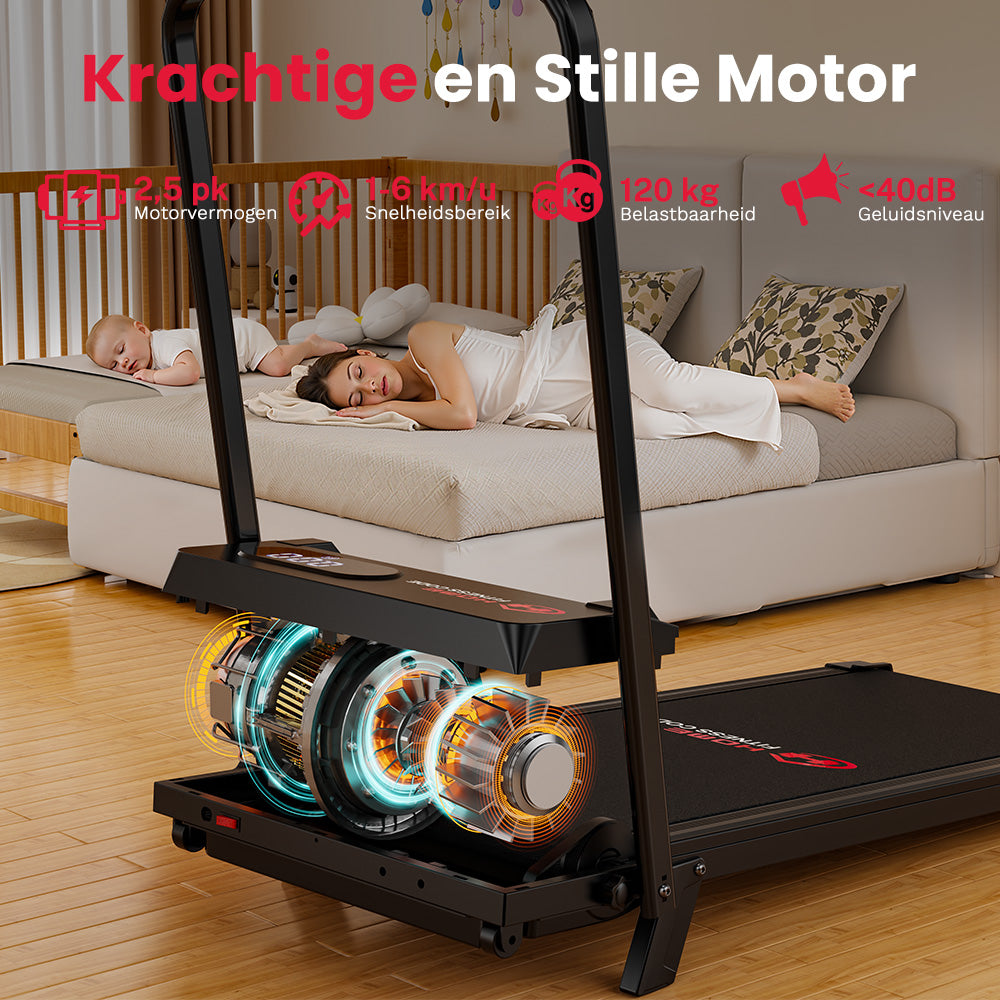 Loopband T7, Snelheid 1-6KM/H, 5% Handmatige Helling