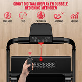 Opvouwbare Loopband Y5 met Borstelloze Motor, 0%-15% Automatische Hellingshoek