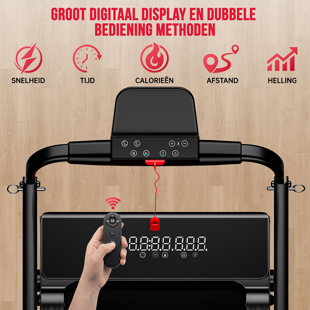 Opvouwbare Loopband Y5 met Borstelloze Motor, 0%-15% Automatische Hellingshoek