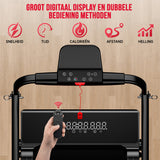 Opvouwbare Loopband Y5 met Borstelloze Motor, 0%-15% Automatische Hellingshoek
