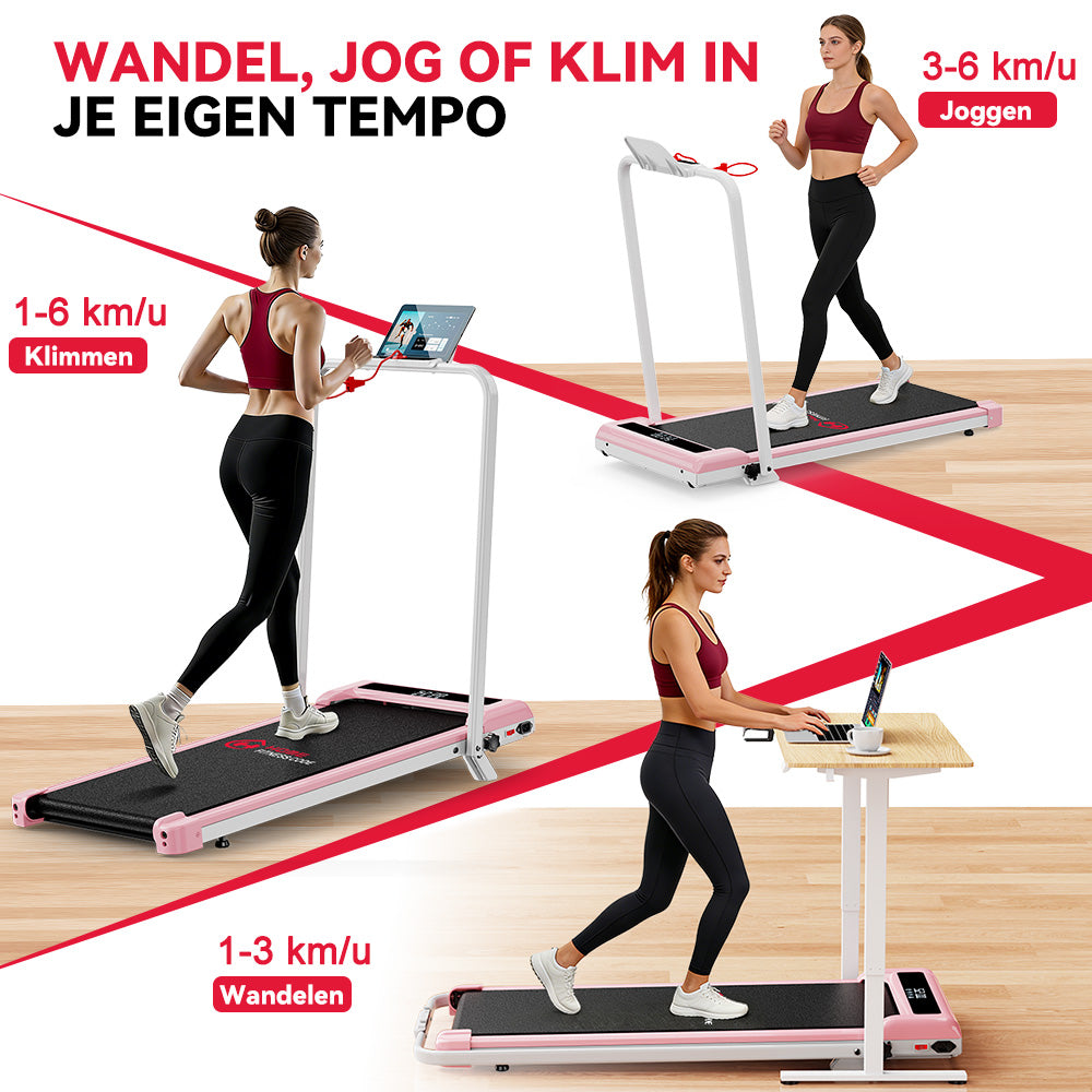 Loopband Z3 met Borstelloze Motor, Snelheid 1-6 km/u, 5% Handmatige Helling