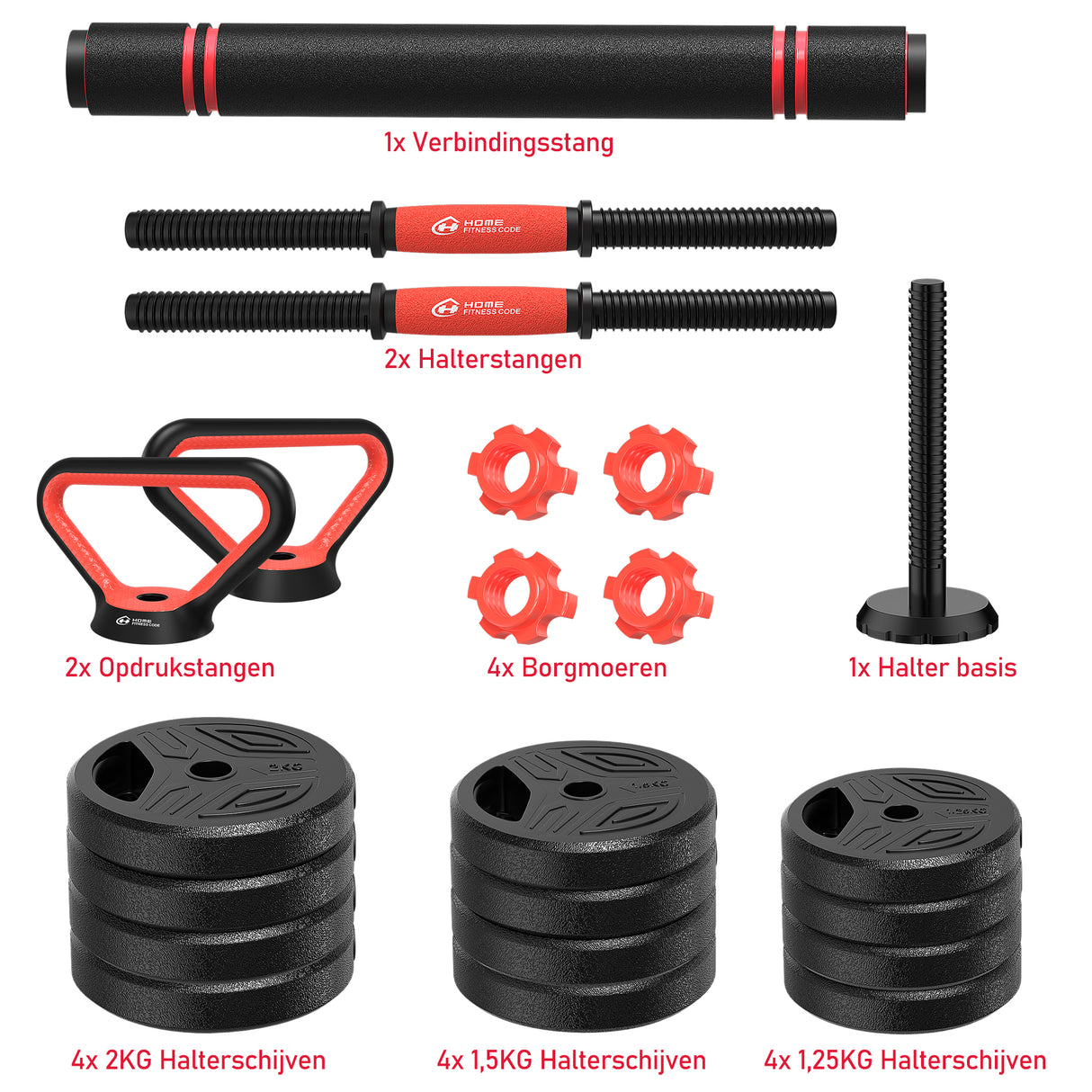 4-in-1 Multifunctionele Halterset