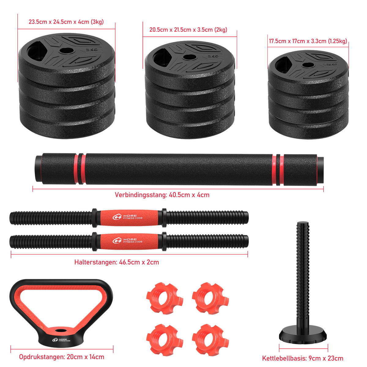 4-in-1 Multifunctionele Halterset