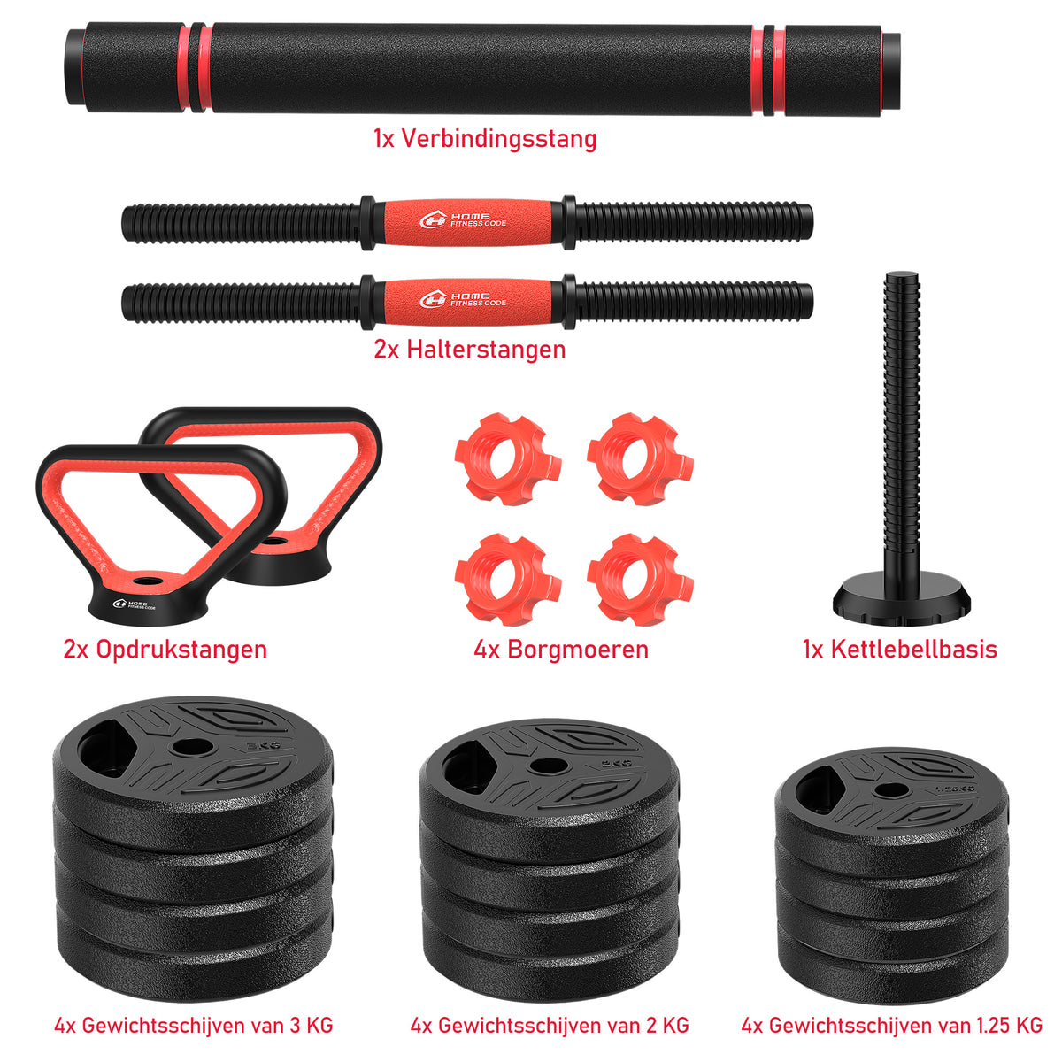 4-in-1 Multifunctionele Halterset