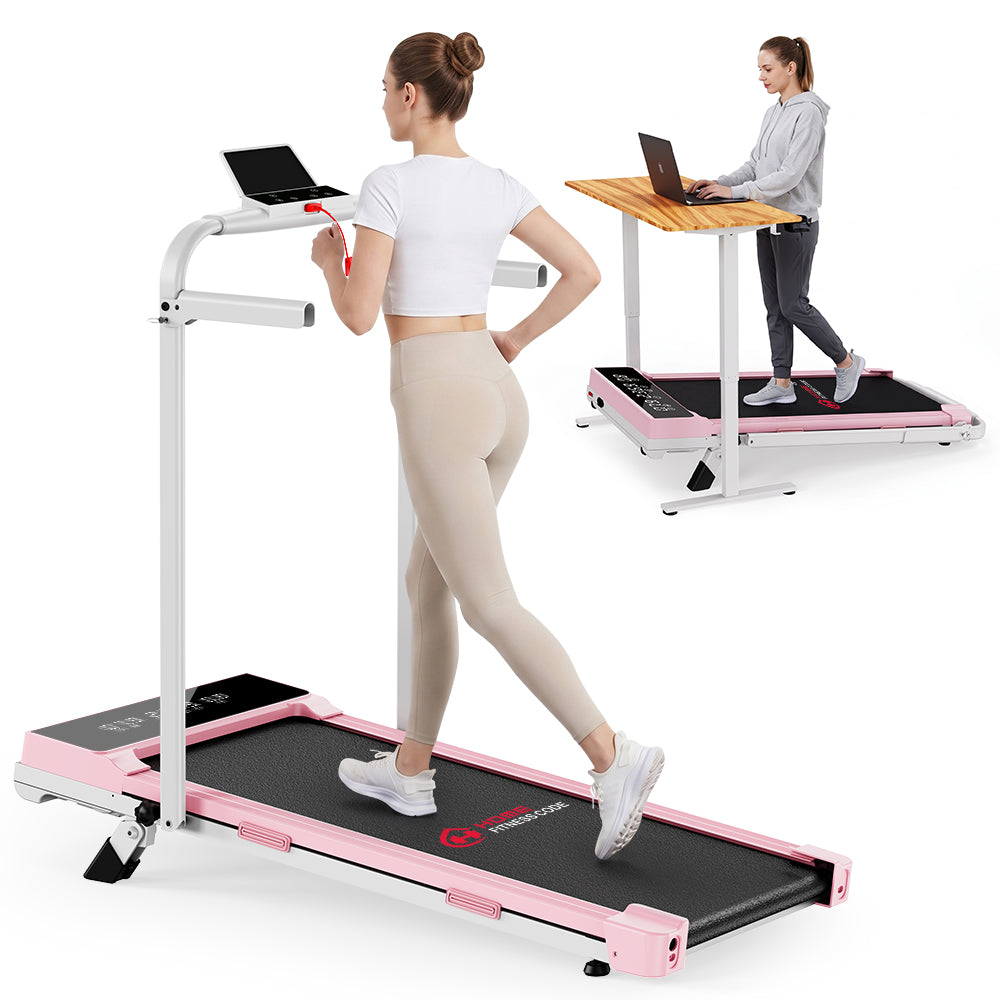 Loopband Q2 Pro met 5% Handmatige Helling, Snelheid 1-10 km/u (Nieuwe Versie)