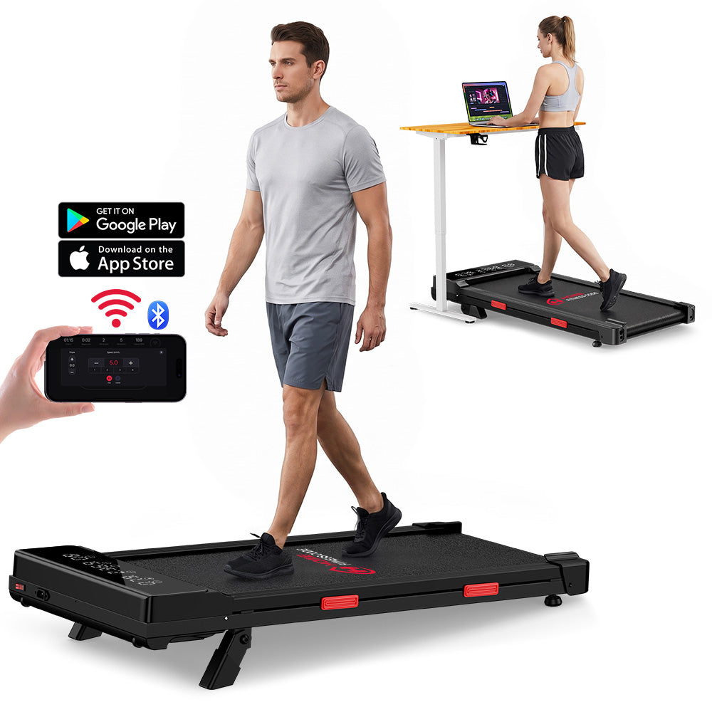 Loopband Q2 Pro met 5% Handmatige Helling, Snelheid 1-10 km/u (Nieuwe Versie)
