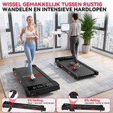 Loopband Q2 Pro met 5% Handmatige Helling, Snelheid 1-10 km/u (Nieuwe Versie)