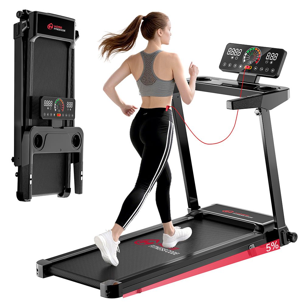 Opvouwbare Loopband Q8, Snelheid 1-12KM/H, Handmatige Helling van 5%