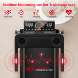 Opvouwbare Loopband Q8, Snelheid 1-12KM/H, Handmatige Helling van 5%