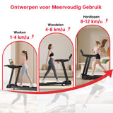 Opvouwbare Loopband Q8, Snelheid 1-12KM/H, Handmatige Helling van 5%