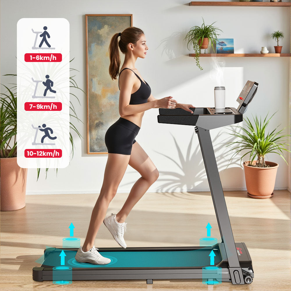Opvouwbare Loopband Q8, Snelheid 1-12KM/H, Handmatige Helling van 5%