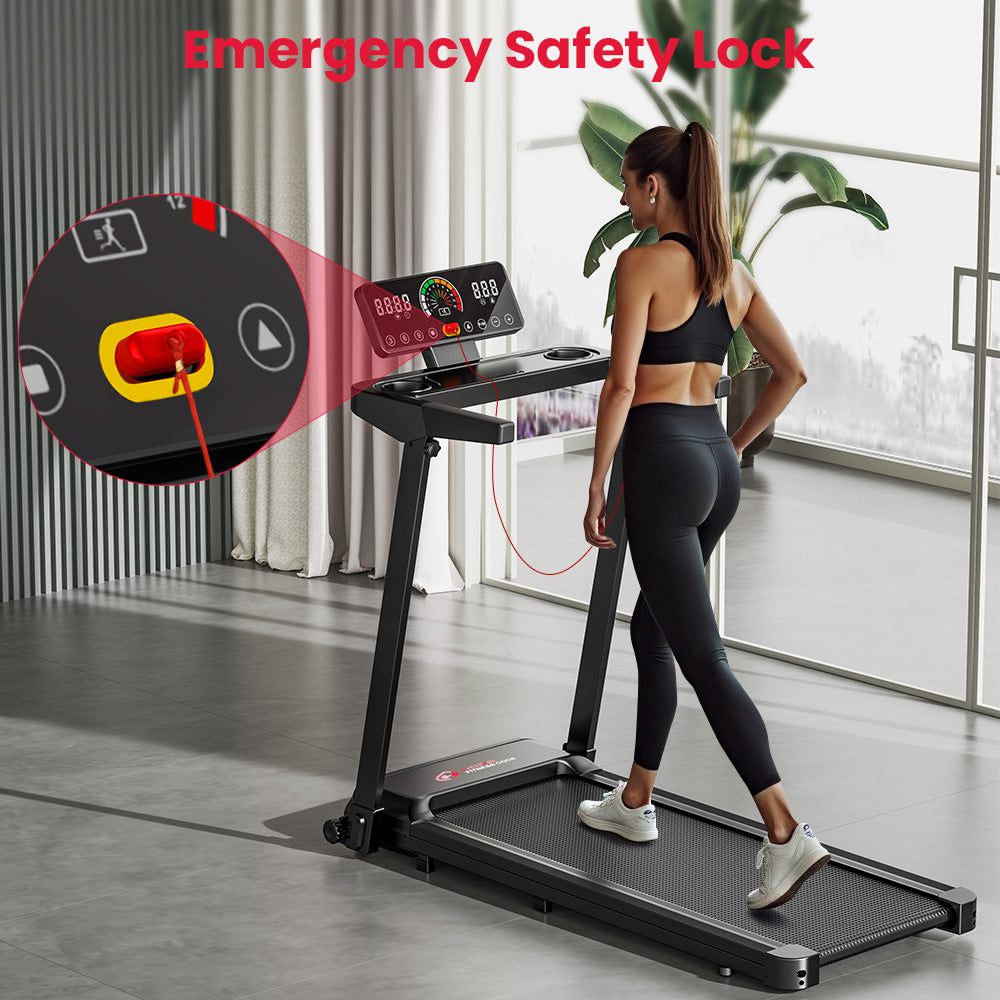 Opvouwbare Loopband Q8, Snelheid 1-12KM/H, Handmatige Helling van 5%
