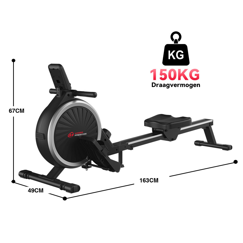 Magnetische Roeimachine, Weerstand 16 Niveaus