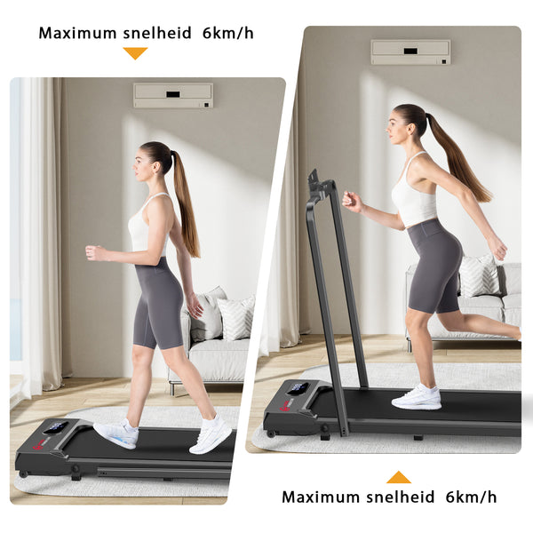 Onder Bureau Loopband 1-6KM/H Walking Pad Wandelen Jogging Machine voo ...