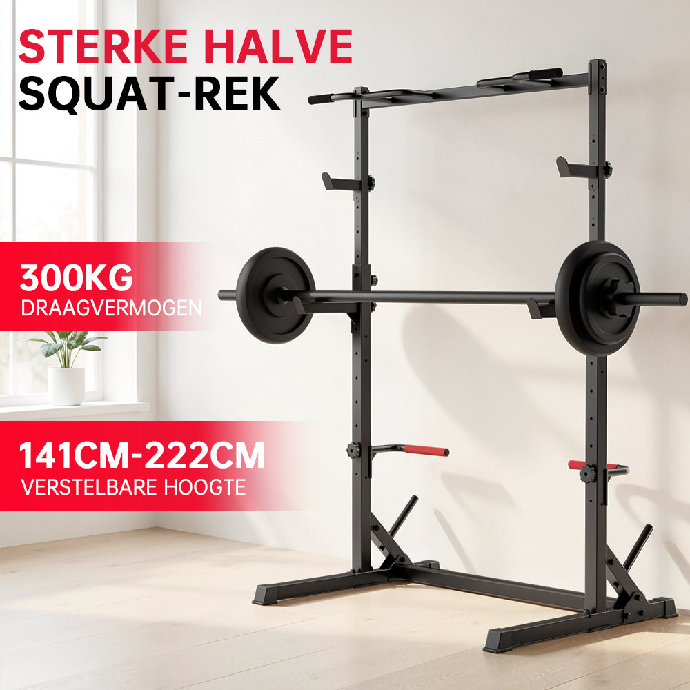 Halve Squat-Rek met Optrekstang