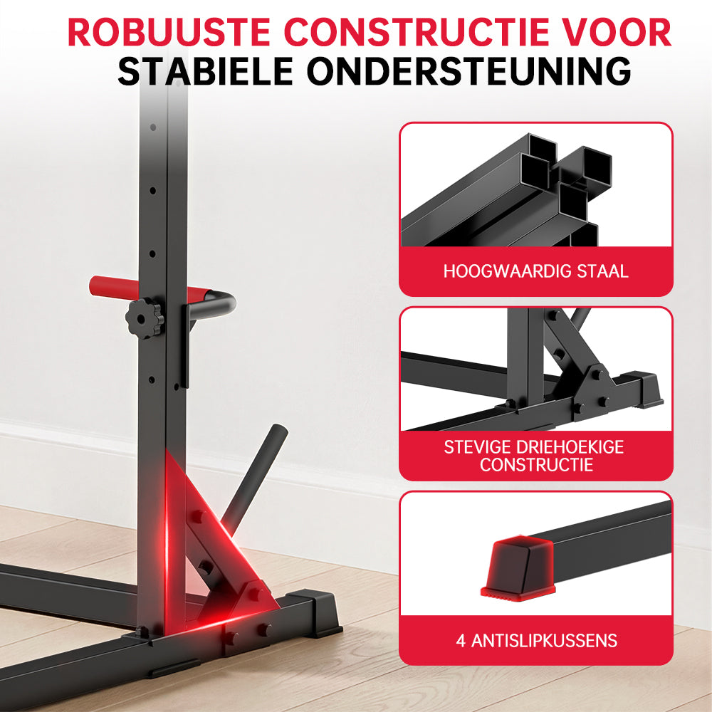 Halve Squat-Rek met Optrekstang