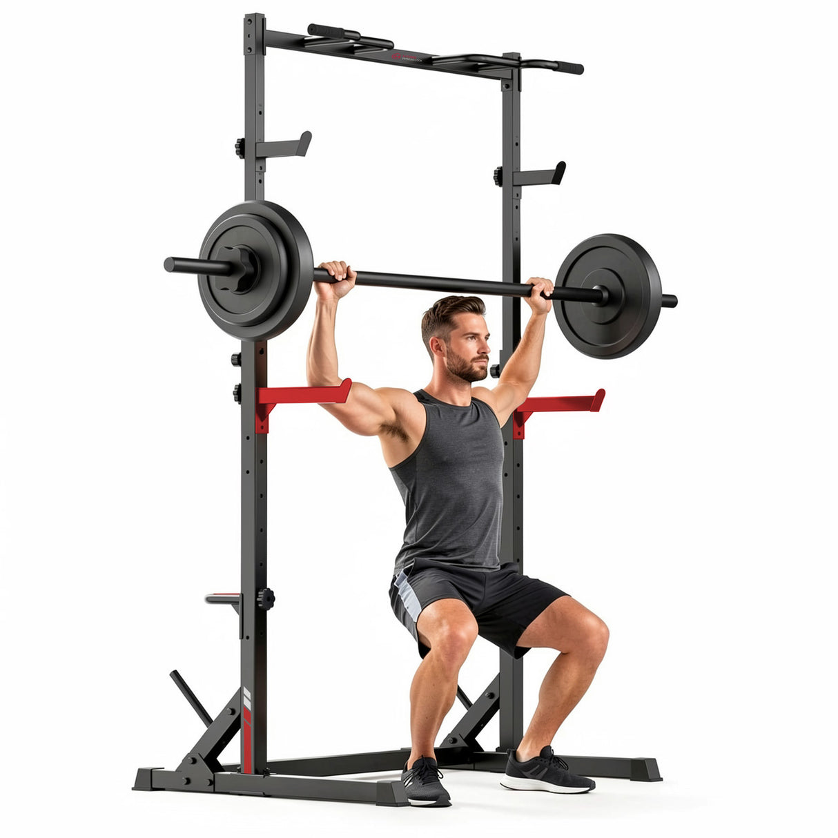 Halve Squat-Rek met Optrekstang