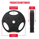 1-Inch Standaard Halterschijven 5 x 5KG