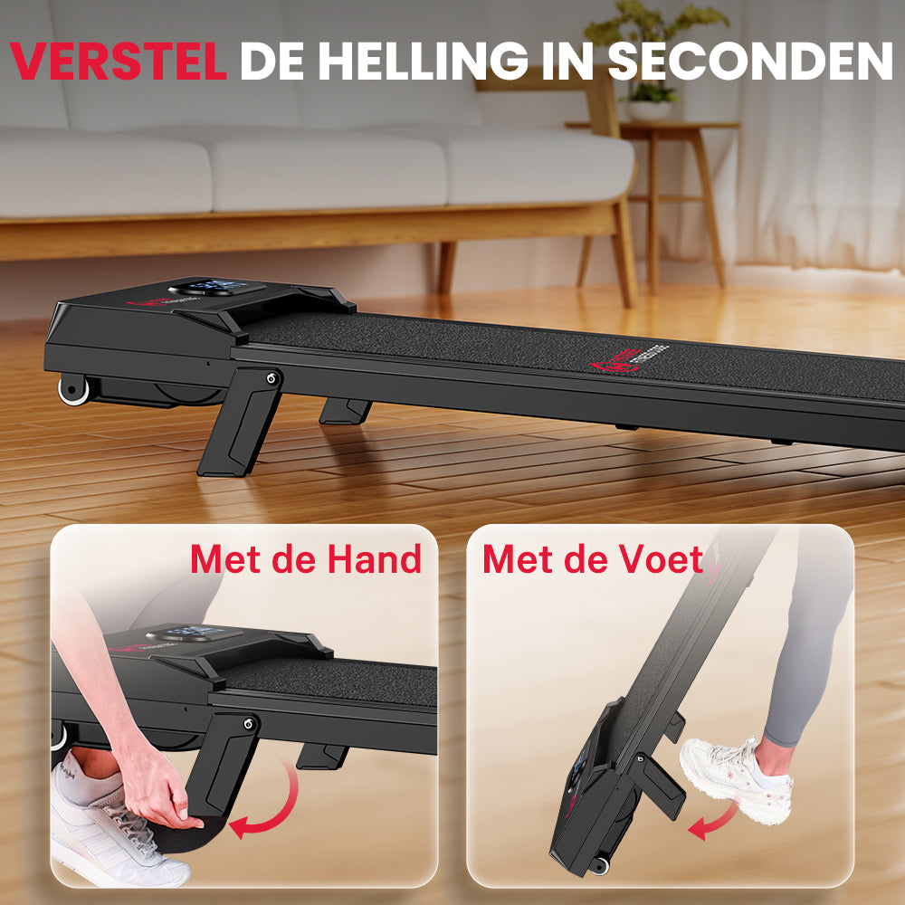 Loopband T7, Snelheid 1-6KM/H, 5% Handmatige Helling