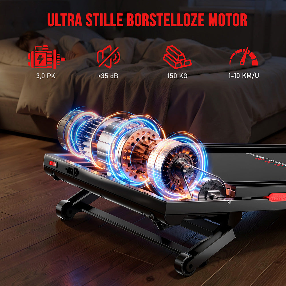 Loopband Y5 met Borstelloze Motor, 0%-15% Automatische Hellingshoek