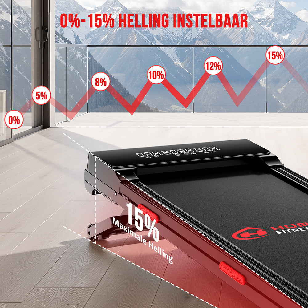 Loopband Y5 met Borstelloze Motor, 0%-15% Automatische Hellingshoek