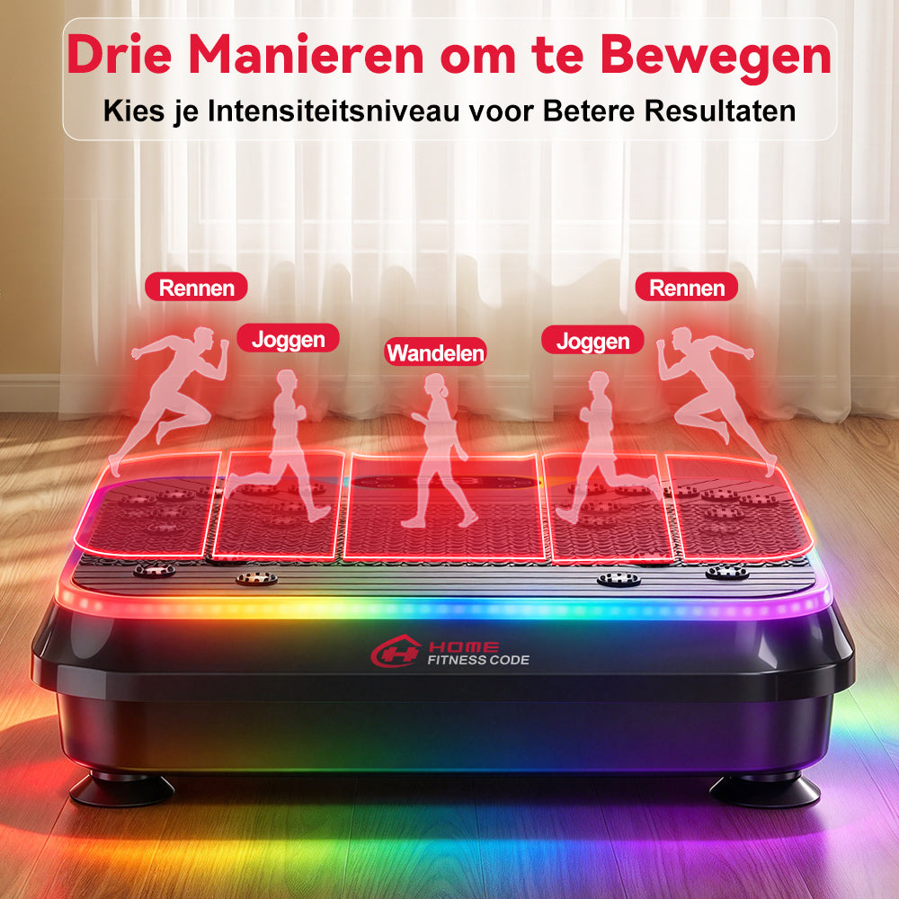 Fitness Trilplaat F1, 250 Intensiteitsniveaus