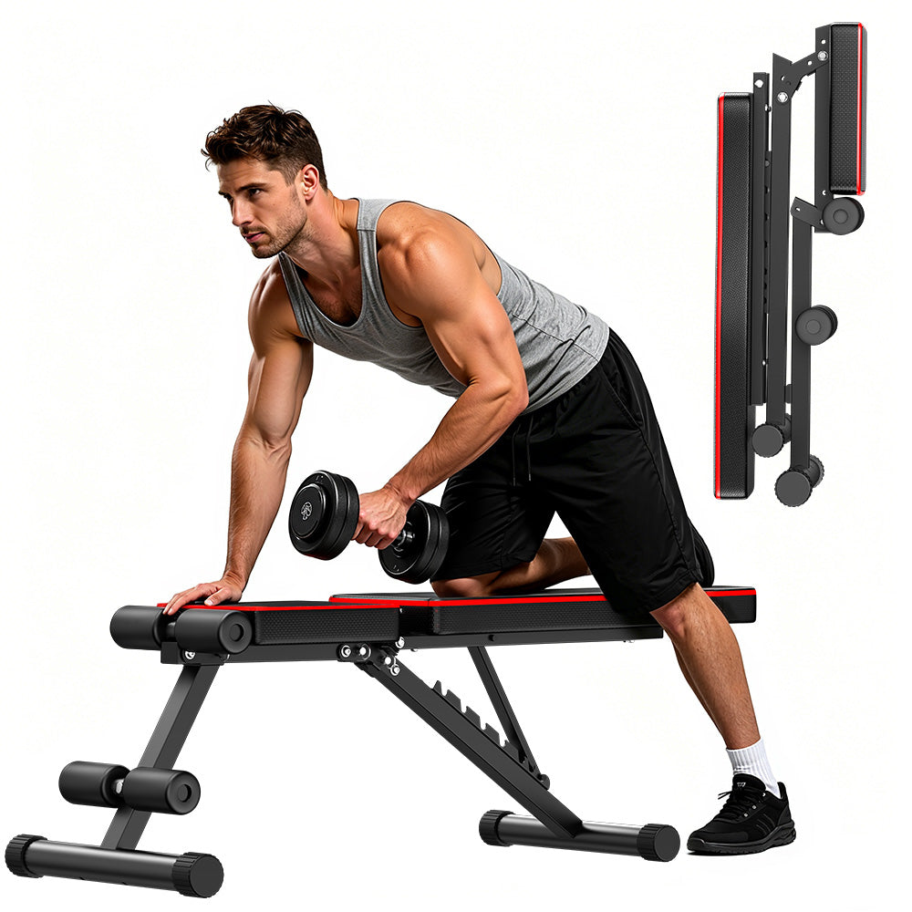 Opvouwbare Fitnessbank B1, Verstelbare Rugleuning