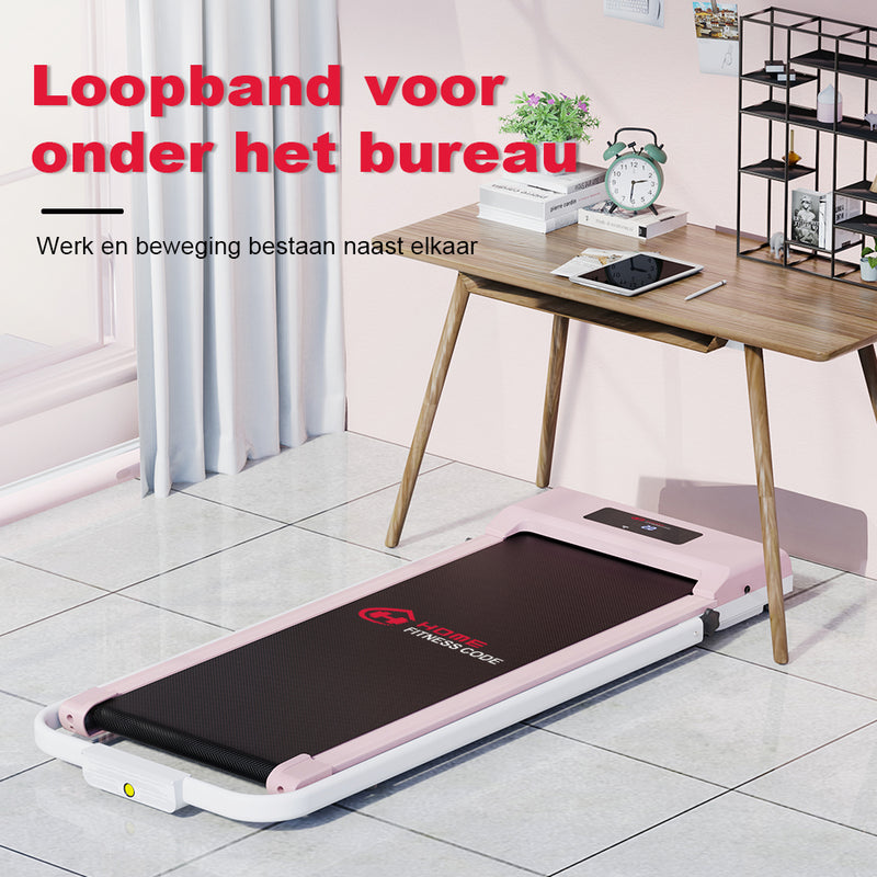 Opvouwbare loopband 1-10km/h met bedieningsarmsteun en afstandsbedieni ...
